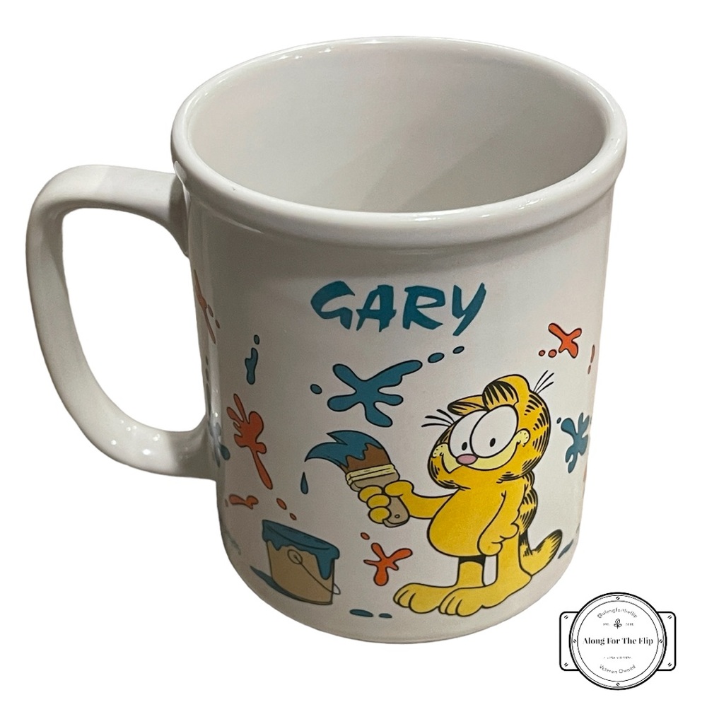 Vintage Official Garfield “Gary” 8oz Coffee Mug 1978